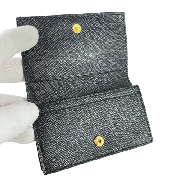 PRADA Small Saffiano Leather Wallet Card Holder Made in Italy - Picture 6 of 13